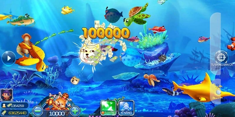 Giao diện game này đa sắc màu và bắt mắt