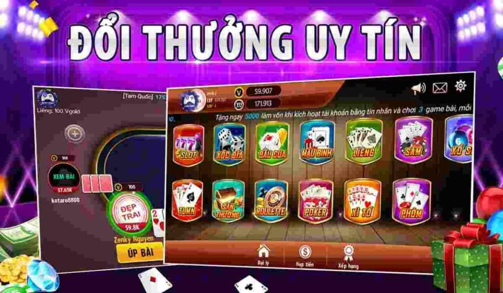 Game đổi thưởng tiền mặt