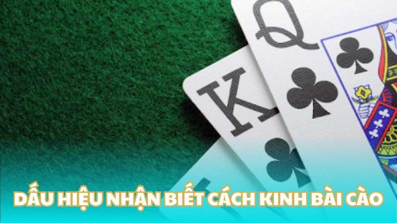 Dấu hiệu nhận biết cách kinh bài cào