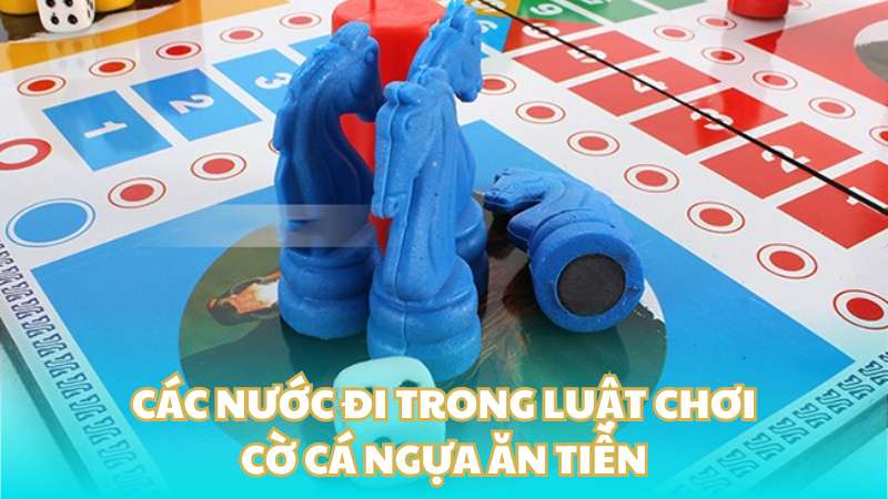 Các nước đi trong luật chơi cờ cá ngựa ăn tiền